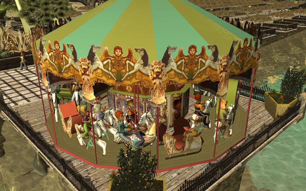 My Projects - TexMod Customized Add-Ins, MakeOvers for My Park - Patrick's Merry-Go-Round, A, Image 10