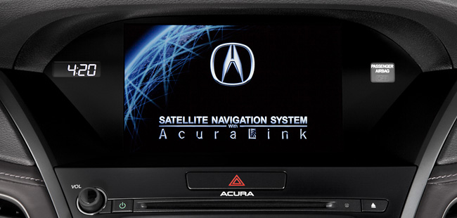 AcuraLink Satellite Navigation System