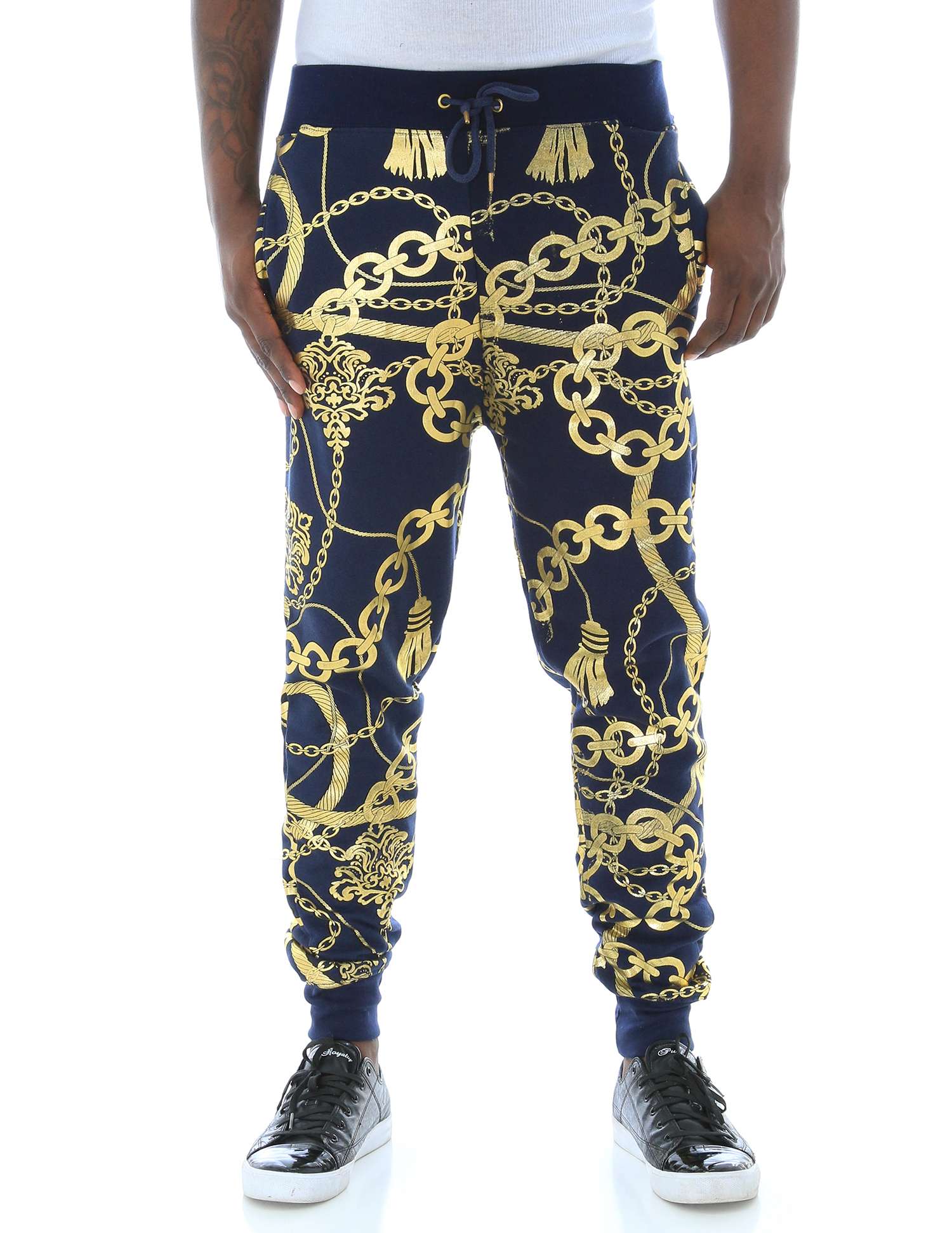 Imperious Men's Gold Chains Fleece Jogger Pant | eBay