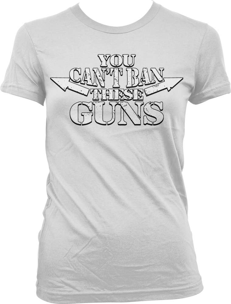 You Can't Ban These Guns - Arrows Muscles Funny Juniors T-shirt | eBay