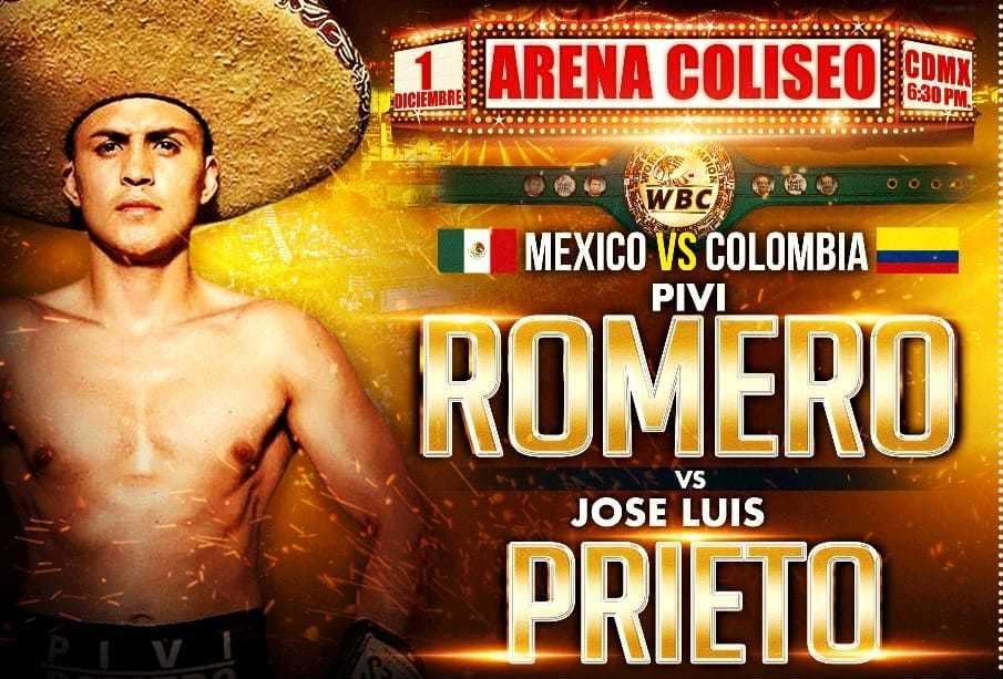 Juan Pablo «Pivi» Romero vs Jose Luis Prieto en Vivo – Box – Sábado 1 de Diciembre del 2018