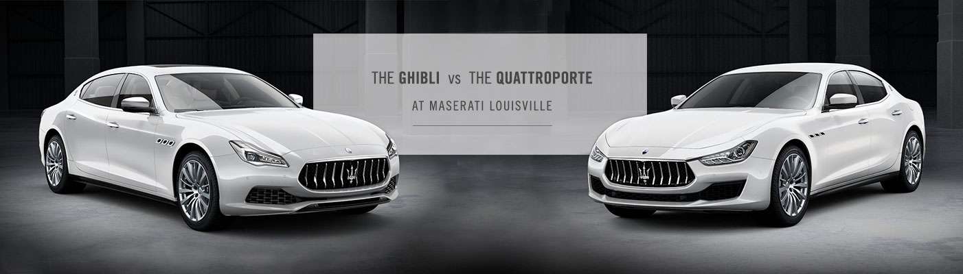 Maserati Ghibli vs. Maserati Quattroporte